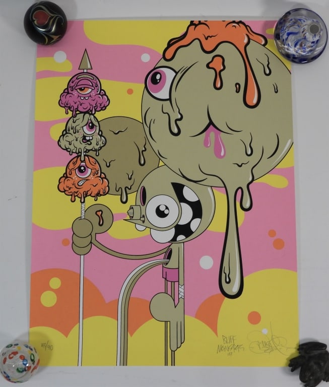 Buff Monster x Dalek Surface Fetish Screenprint (1 of 9)