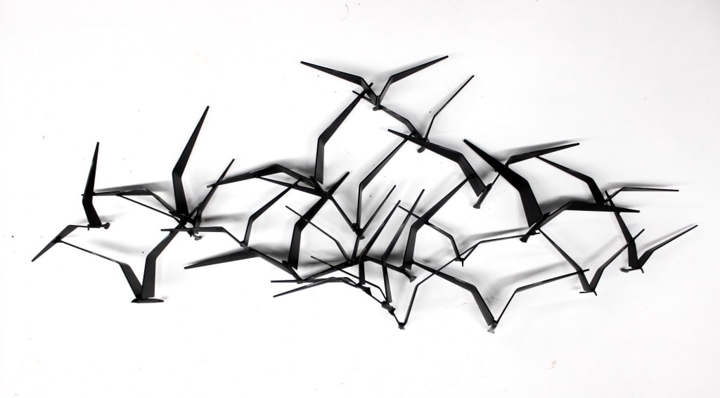 Curtis Jere Seagulls Wall Sculpture (1 of 4)