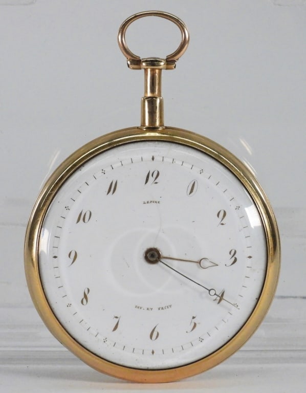 French 14K Gold Repeater Lepine Pocket Watch (1 of 6)