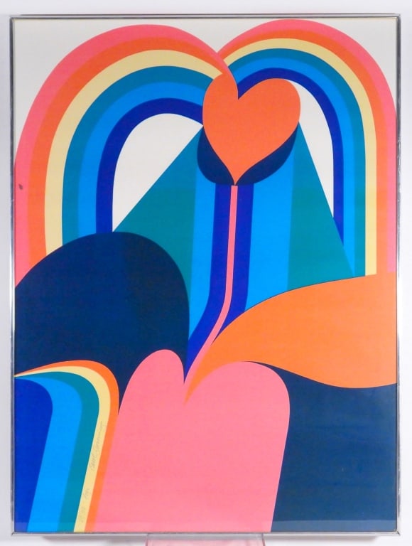 Carol Summers Polychromatic Landscape Lithograph (1 of 6)