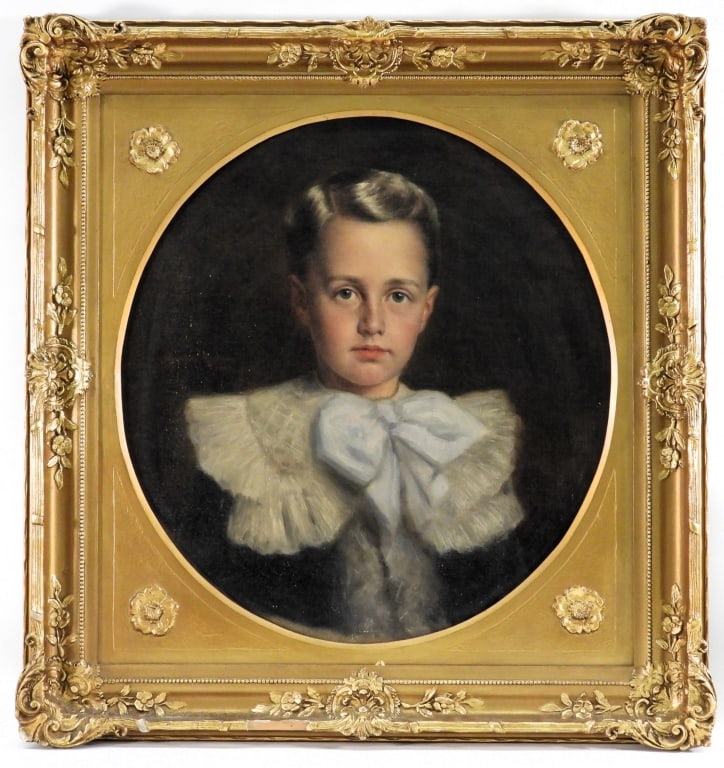 Martin Rehder Portrait of a Young Boy Painting (1 of 6)