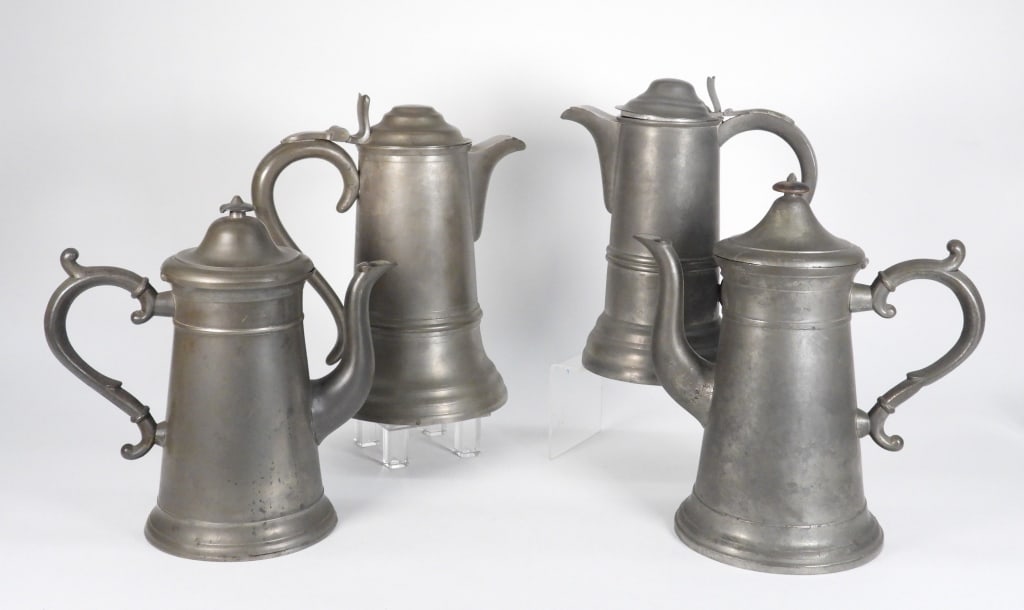 4PC American Lighthouse Pewter Pitchers (1 of 7)
