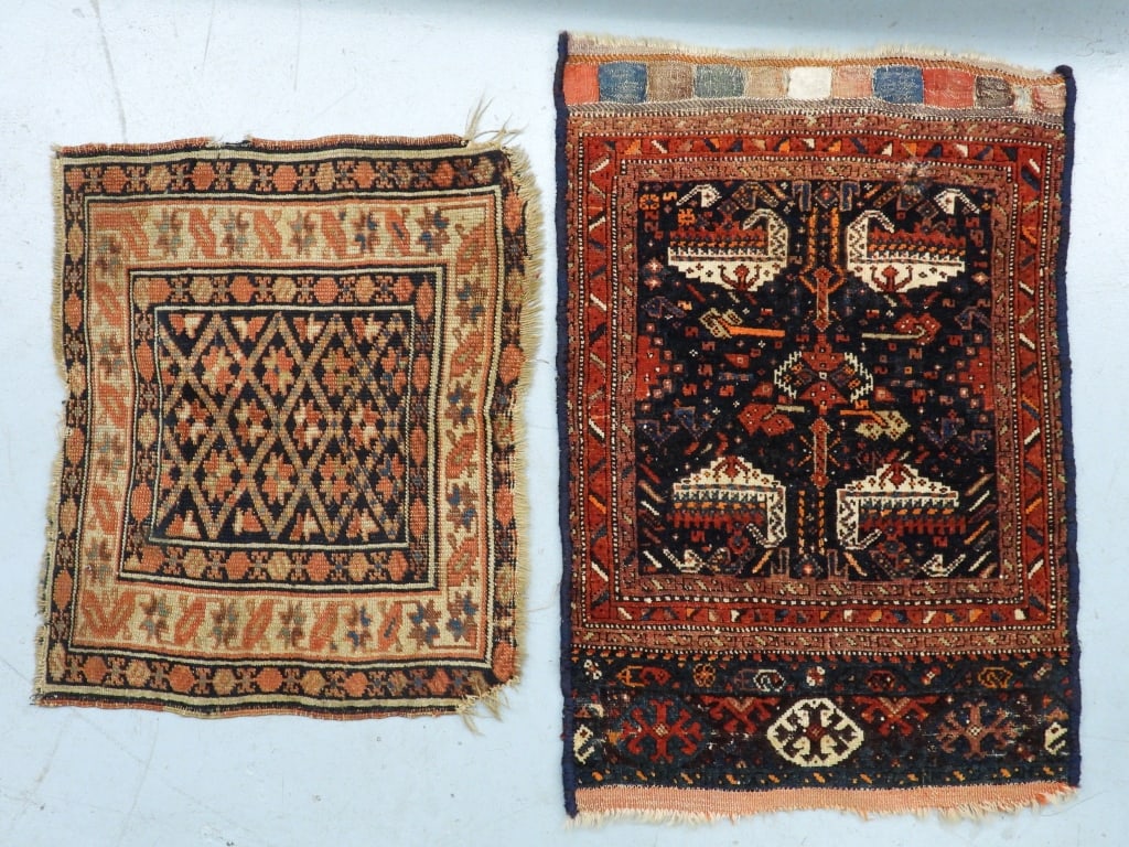 2PC Middle Eastern Bag Face Carpet Rugs (1 of 9)