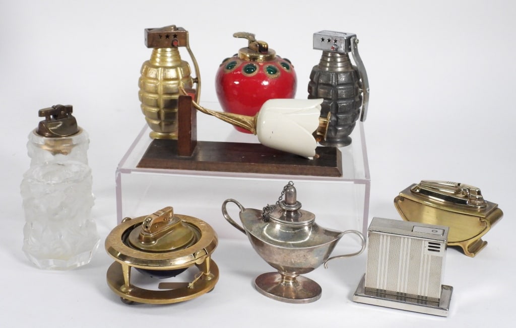 10PC Assorted MCM Table Lighters (1 of 6)