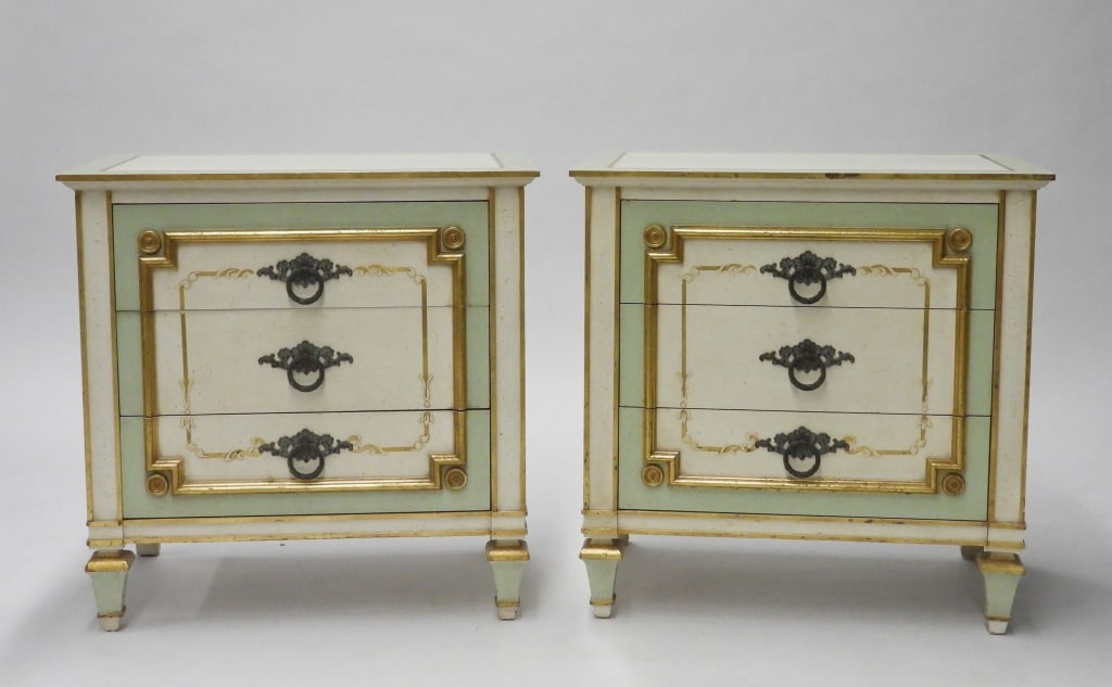 PR. John Widdicomb French Country Nightstands (1 of 6)