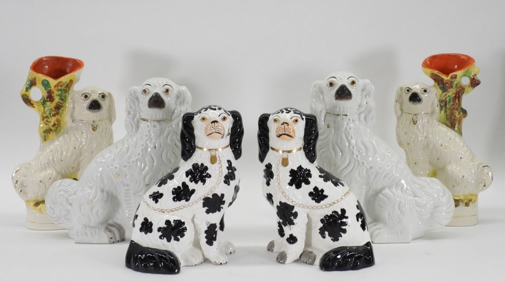 3PR Staffordshire Porcelain Dogs (1 of 11)
