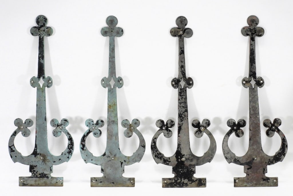 4PC Antique Bronze Hinge Architectural Elements (1 of 7)