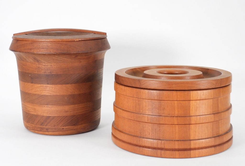 2PC MCM Dansk & Wiggers Ice Buckets (1 of 8)