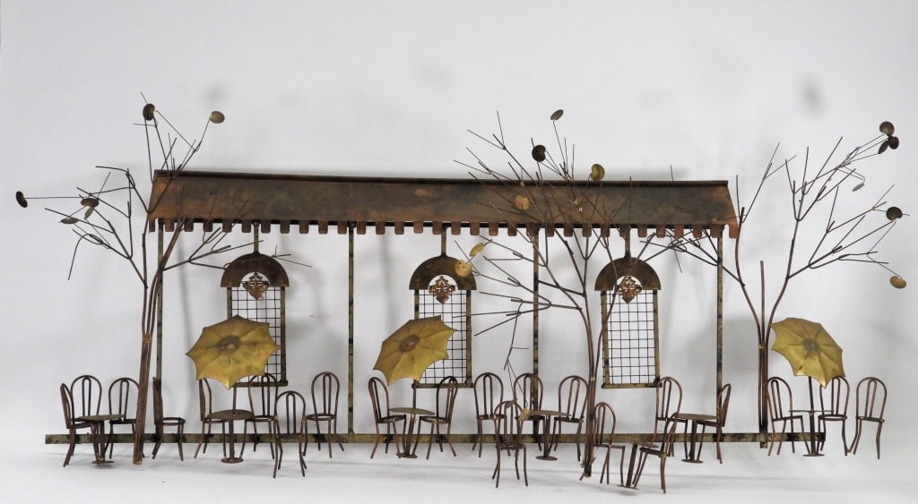 Curtis Jere Cafe Scene Wall Sculpture (1 of 8)