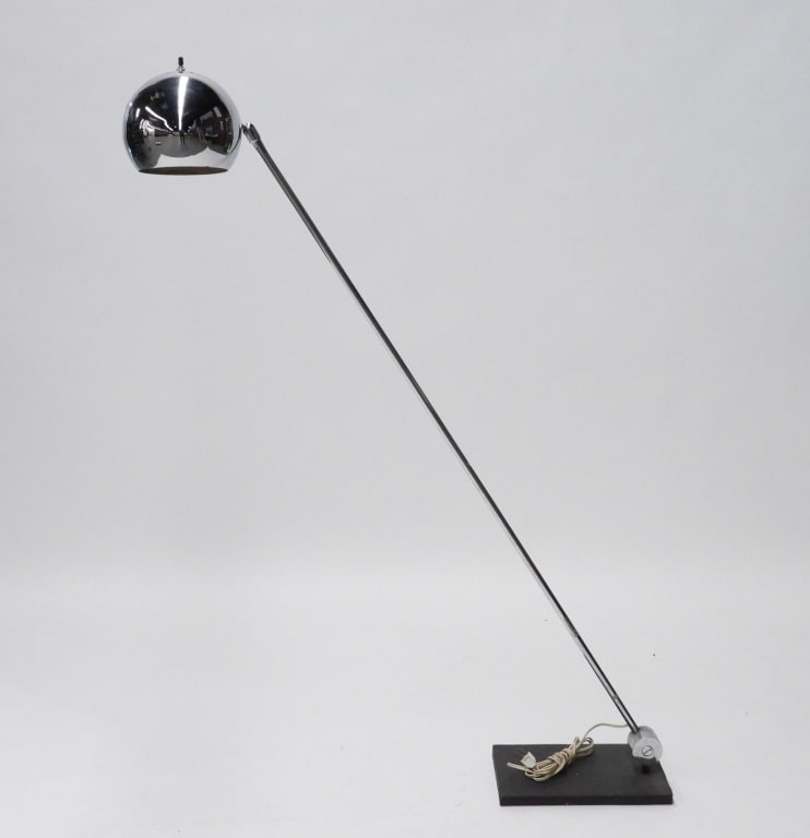 Mcm Chrome Adjustable Eyeball Floor Lamp Jan 22, 2024 Bruneau & Co