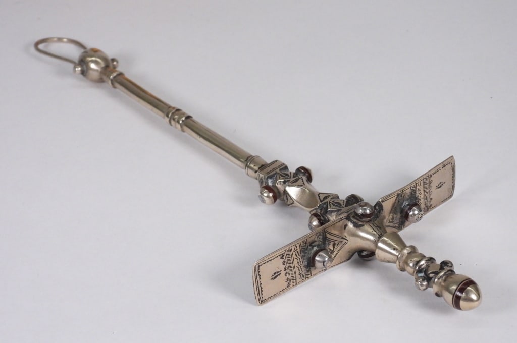 African Tuareg Ceremonial Silver Sugar Spoon (1 of 5)