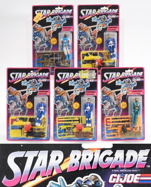5PC 1993 Hasbro GI Joe ARAH Star Brigade MOSC (1 of 11)
