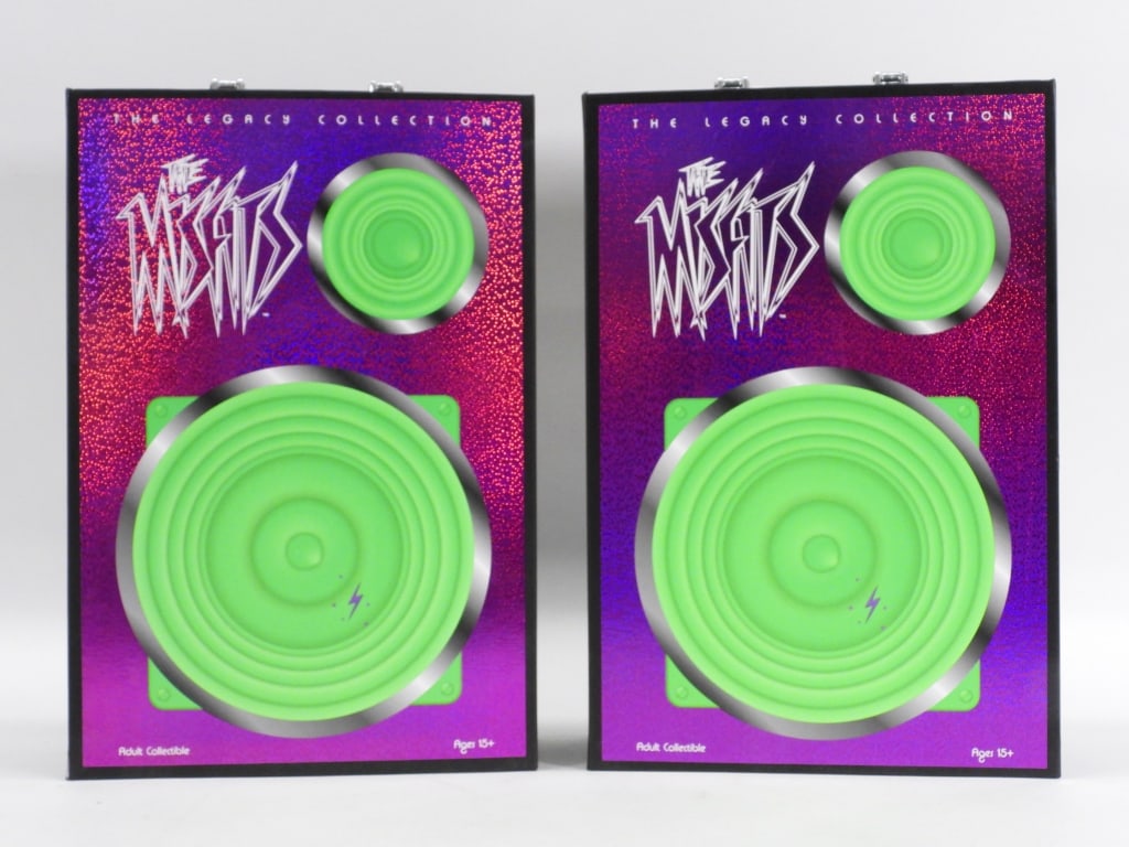 Integrity Toys Jem and The Holograms Misfits Dolls: United States 2015 Group includes two 2015 Integrity Toys Hasbro Jem and The Holograms The Misfits dolls, both in new, unused condition with sealed contents, boxes with minimal shelf wear, please refe