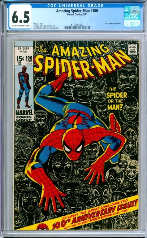 Marvel Comics Amazing Spider-Man #100 CGC 6.5 (1 of 2)