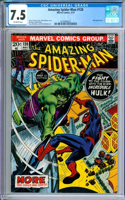 Marvel Comics Amazing Spider-Man #120 CGC 7.5 (1 of 2)