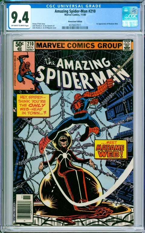 Marvel Comics Amazing Spider-Man #210 CGC 9.4 News (1 of 2)