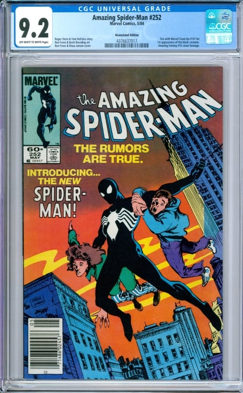 Marvel Comics Amazing Spider-Man #252 CGC 9.2 (1 of 2)