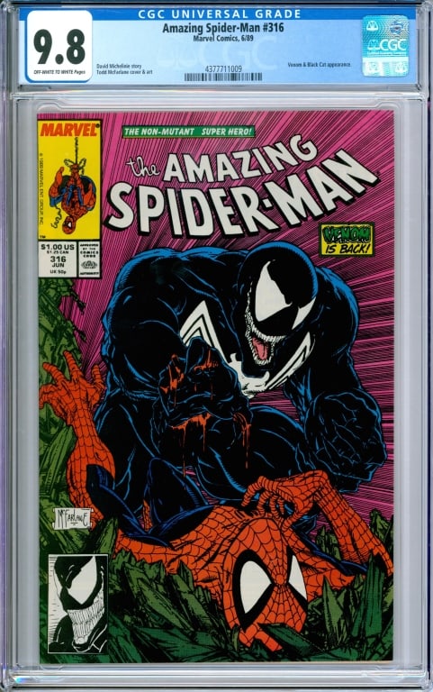 Marvel Comics Amazing Spider-Man #316 CGC 9.8 (1 of 2)