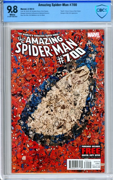 Marvel Comics Amazing Spider-Man #700 CBCS 9.8 (1 of 2)