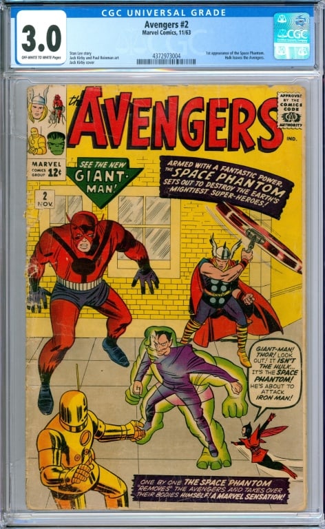 Marvel Comics Avengers #2 CGC 3.0 (1 of 2)