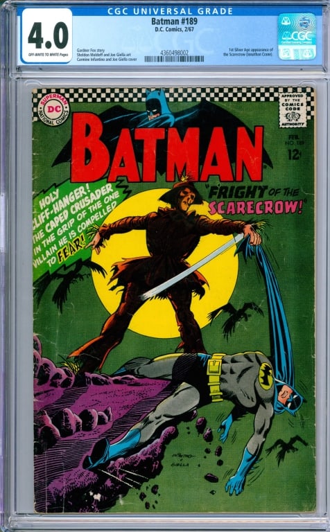 DC Comics Batman #189 CGC 4.0 (1 of 2)