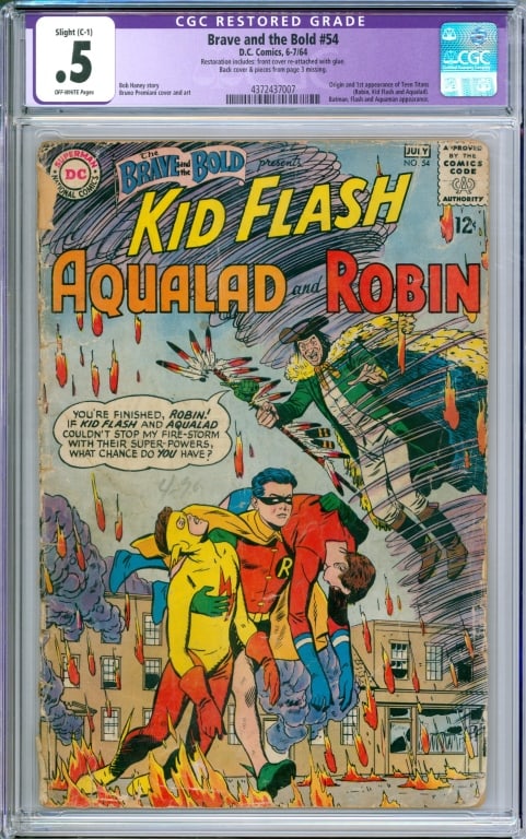 DC Comics Brave and the Bold #54 CGC 0.5 (1 of 2)