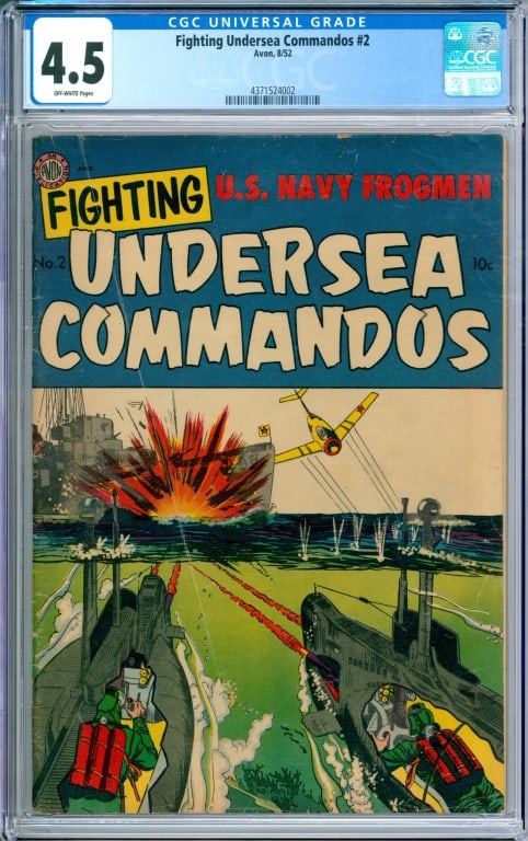 Avon Fighting Undersea Commandos #2 CGC 4.5 (1 of 2)