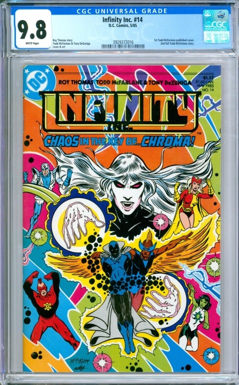 DC Comics Infinity Inc. #14 CGC 9.8 (1 of 2)