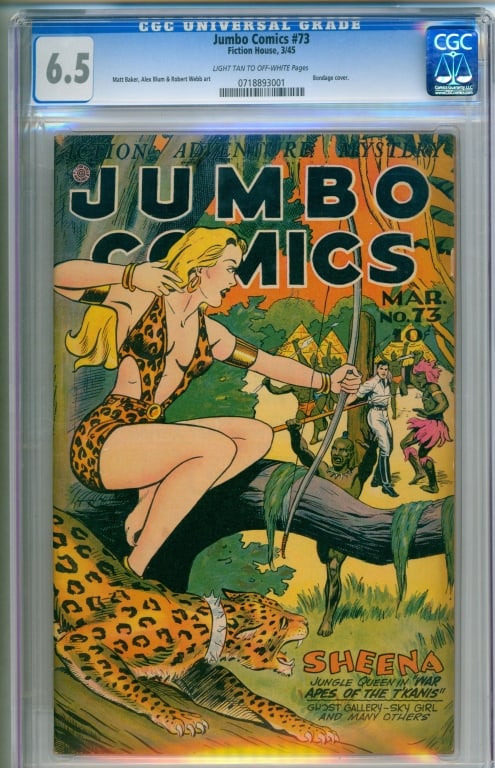 Fiction House Jumbo Comics #73 CGC 6.5 (1 of 2)