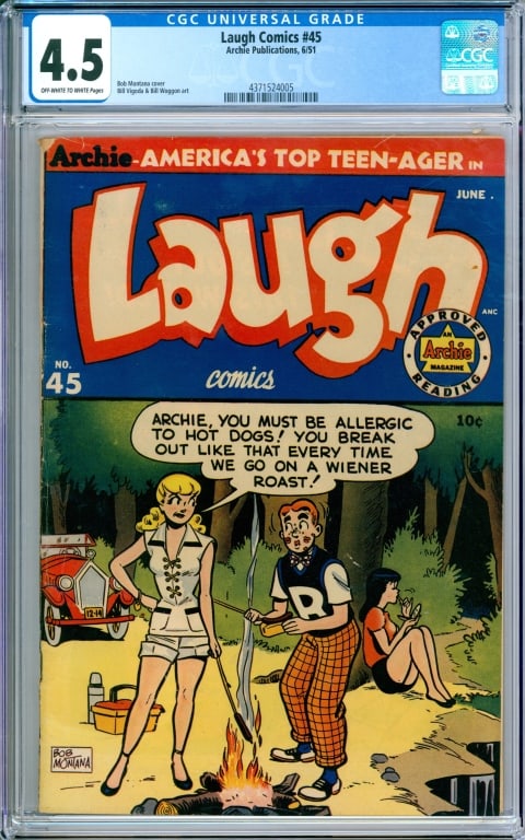 Archie Publications Laugh Comics #45 CGC 4.5 (1 of 2)