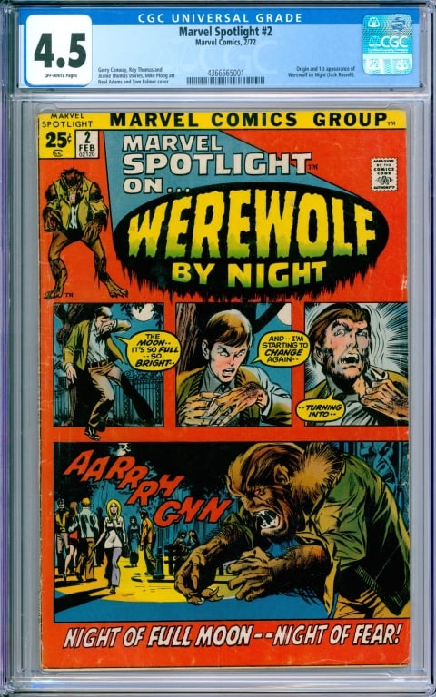 Marvel Comics Marvel Spotlight #2 CGC 4.5 (1 of 2)