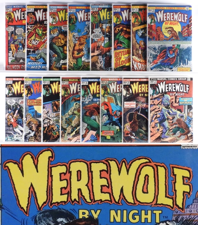 43PC Marvel Comics Werewolf By Night #1-#43 & GS (1 of 7)