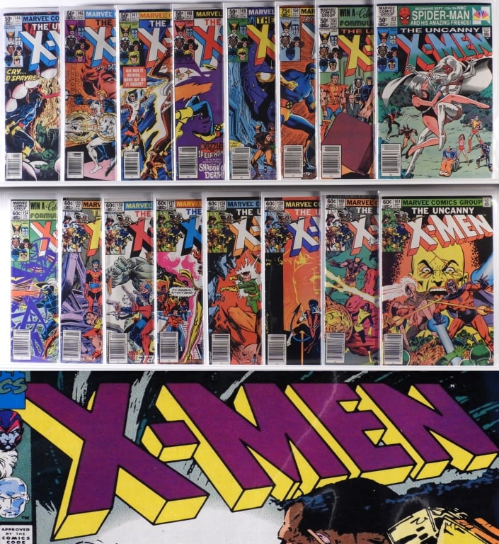 71PC Marvel Comics Uncanny X-Men #144-#283 Group (1 of 10)