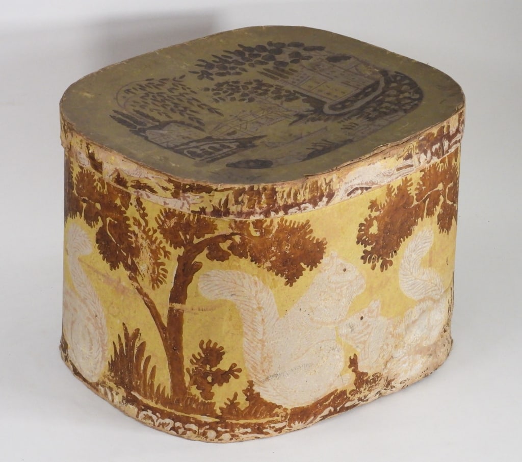 C1830 American Yellow Squirrel Bandbox (1 of 8)