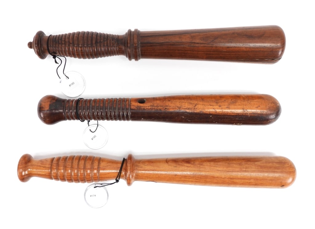 3PC Wood Police Billy Clubs (1 of 12)