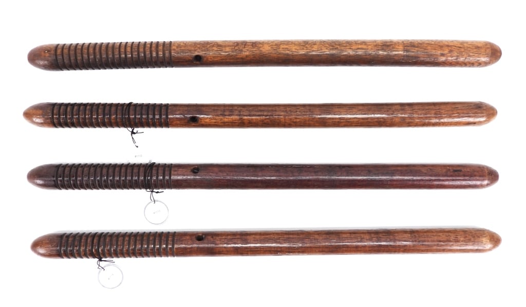 4PC NY & NJ Port Authority Oak Nightsticks (1 of 9)