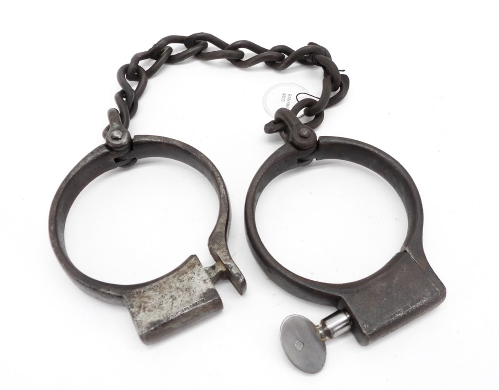 A. Rankin Steel Police Leg Irons (1 of 7)