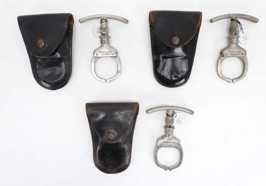 3PC Argus Iron Claw Steel Mechanical Nippers (1 of 10)