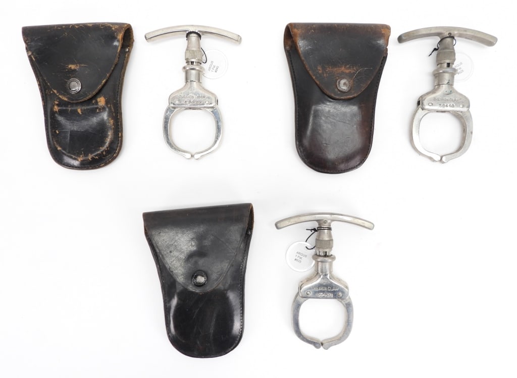 3PC Argus Iron Claw Steel Mechanical Nippers (1 of 11)