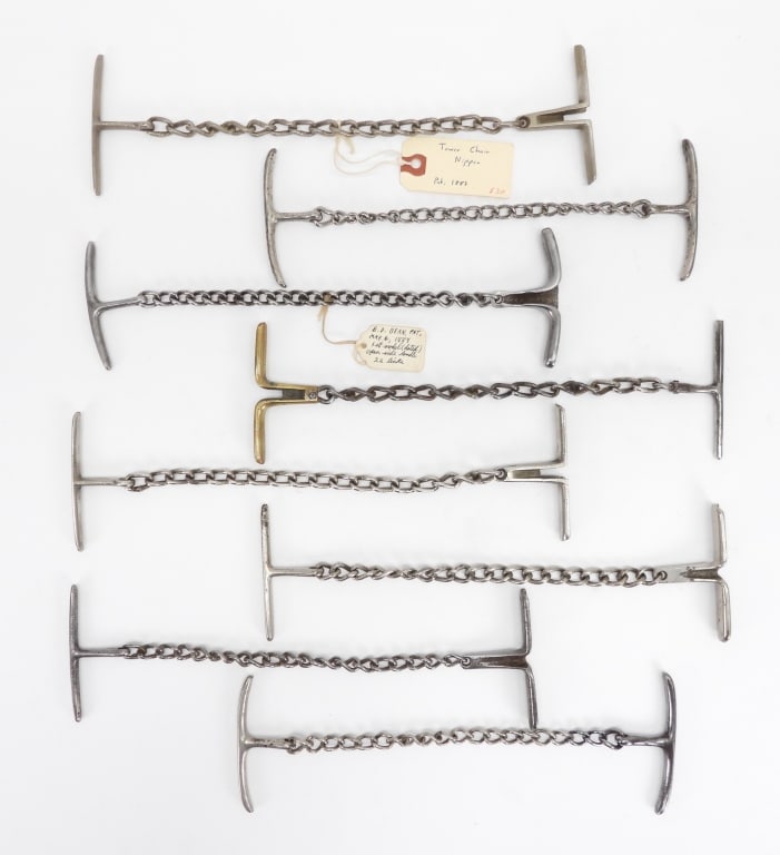 8PC Tower & Bean Chain Link Police Nippers (1 of 14)