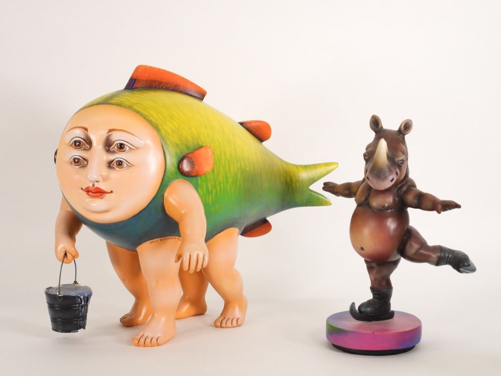 2PC Sergio Bustamante Surreal Sculptures (1 of 13)