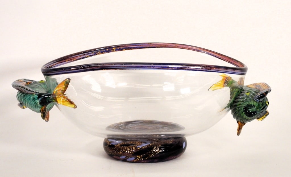 Thomas Glenn Art Glass Fish Bowl (1 of 6)