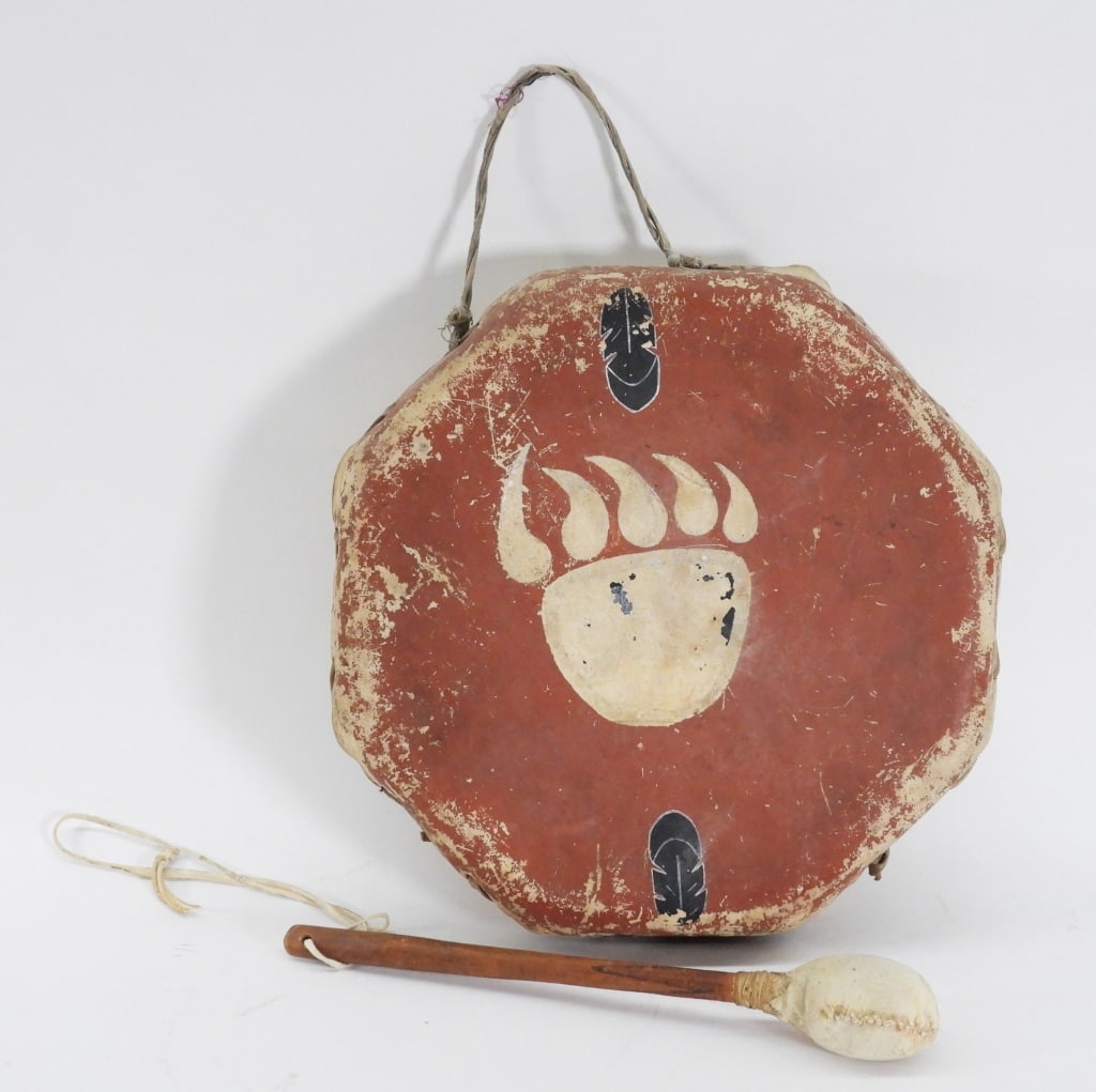 Native American Painted Hand Drum (1 of 8)