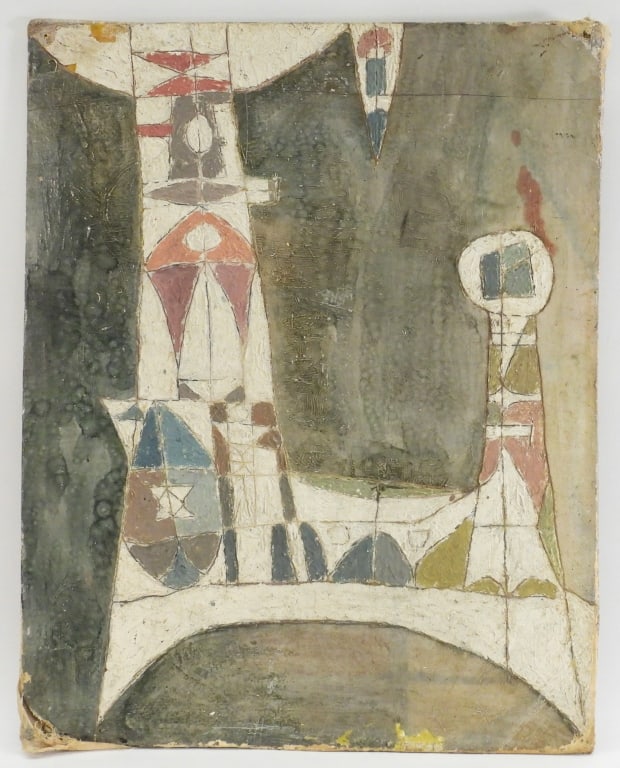 Wally Bill Hedrick Abstract Painting (1 of 10)