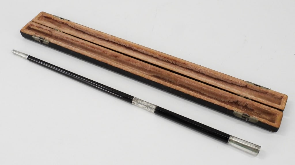 19C Silver Mounted Gentleman's Swagger Stick (1 of 8)