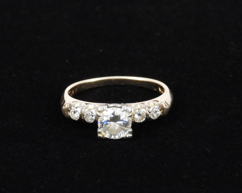 14K Gold & Diamond Estate Ring (1 of 5)