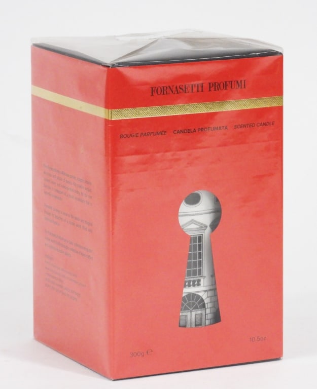 MIB Fornasetti Scented Candle in Porcelain Holder (1 of 8)