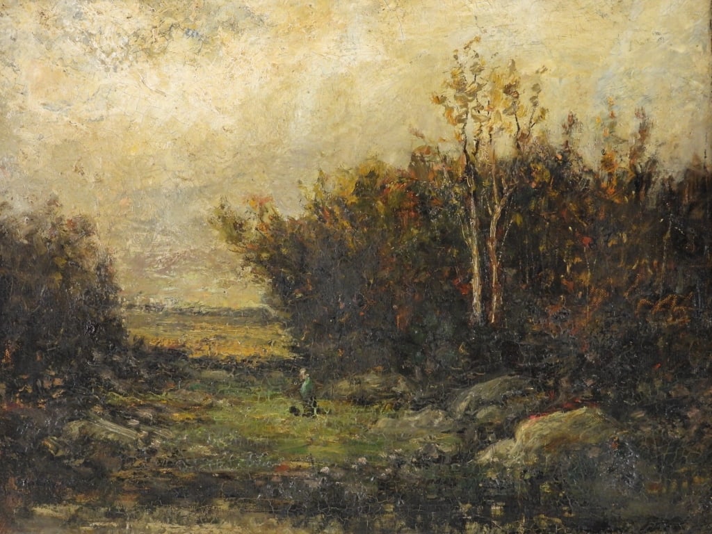 George W. Whitaker Forest Landscape Painting (1 of 7)