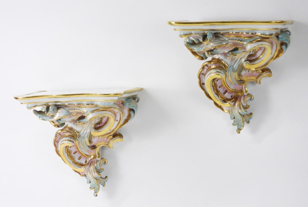 PR Meissen Porcelain Wall Shelves (1 of 11)