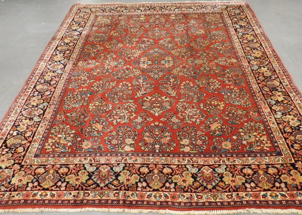 LG Red Sarouk Rug (1 of 9)